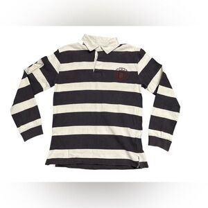 2 for $25 Tommy Hilfiger rugby long sleeve 1/4 button thick cotton shirt